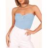 imageANRABESS Tube Top for Women Summer Strapless Bandeau Knit Twist Knot Corset Crop Basic Tank Top 2025 Vacation Outfits ClothesSky