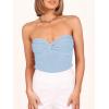 imageANRABESS Tube Top for Women Summer Strapless Bandeau Knit Twist Knot Corset Crop Basic Tank Top 2025 Vacation Outfits ClothesSky
