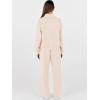 imageANRABESS Womens 2 Piece Outfits Sweatsuit Set 2025 Fall Drawstring Sweatshirt Wide Leg Sweatpant Lounge Set TracksuitApricot