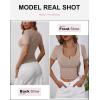 imageANRABESS Womens 2025 Summer Short Sleeve Tops Ribbed Knit Henley Button Up Slim Fit Basic Casual T Shirts Blouse Fall OutfitsLight Khaki