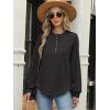 imageANRABESS Womens Long Sleeve Henley Tops Tunic Sweatshirt Loose Slit Casual Button Shirts Pullover 2025 Fall Winter OutfitsBlack