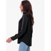 imageANRABESS Blouse for Women Dressy Casual Satin Long Sleeve Button Down Shirts 2025 Fall Outfits Office Business Work TopsBlack