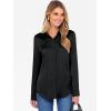 imageANRABESS Blouse for Women Dressy Casual Satin Long Sleeve Button Down Shirts 2025 Fall Outfits Office Business Work TopsBlack