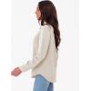 imageANRABESS Blouse for Women Dressy Casual Satin Long Sleeve Button Down Shirts 2025 Fall Outfits Office Business Work TopsParchment