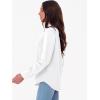 imageANRABESS Blouse for Women Dressy Casual Satin Long Sleeve Button Down Shirts 2025 Fall Outfits Office Business Work TopsWhite