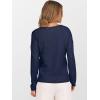 imageANRABESS Cardigan Sweaters for Women Lightweight Button Down Long Sleeve Soft Y2k Trendy Casual 2025 Fall Fashion OutfitsNavy Blue