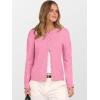 imageANRABESS Cardigan Sweaters for Women Lightweight Button Down Long Sleeve Soft Y2k Trendy Casual 2025 Fall Fashion OutfitsPink