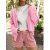 imageANRABESS Cardigan Sweaters for Women Lightweight Button Down Long Sleeve Soft Y2k Trendy Casual 2025 Fall Fashion OutfitsPink