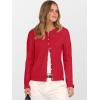 imageANRABESS Cardigan Sweaters for Women Lightweight Button Down Long Sleeve Soft Y2k Trendy Casual 2025 Fall Fashion OutfitsRed