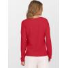 imageANRABESS Cardigan Sweaters for Women Lightweight Button Down Long Sleeve Soft Y2k Trendy Casual 2025 Fall Fashion OutfitsRed