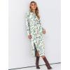imageANRABESS Long Sleeve Midi Dresses for Women Fall Fashion Casual Vacation Crewneck Loose Split Striped Long Tshirts DressFloral Colorful
