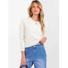 imageANRABESS Womens 100 Wool Sweaters Crewneck Long Sleeve Work Business Casual Basic Sweater Tops 2025 Fall OutfitsBeige
