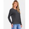imageANRABESS Womens 100 Wool Sweaters Crewneck Long Sleeve Work Business Casual Basic Sweater Tops 2025 Fall OutfitsDark Gray