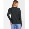 imageANRABESS Womens 100 Wool Sweaters Crewneck Long Sleeve Work Business Casual Basic Sweater Tops 2025 Fall OutfitsDeep Gray