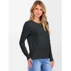 imageANRABESS Womens 100 Wool Sweaters Crewneck Long Sleeve Work Business Casual Basic Sweater Tops 2025 Fall OutfitsDeep Gray
