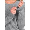 imageANRABESS Womens 100 Wool Sweaters Crewneck Long Sleeve Work Business Casual Basic Sweater Tops 2025 Fall OutfitsGray