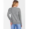 imageANRABESS Womens 100 Wool Sweaters Crewneck Long Sleeve Work Business Casual Basic Sweater Tops 2025 Fall OutfitsGray