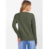 imageANRABESS Womens 100 Wool Sweaters Crewneck Long Sleeve Work Business Casual Basic Sweater Tops 2025 Fall OutfitsGreen