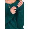 imageANRABESS Womens 100 Wool Sweaters Crewneck Long Sleeve Work Business Casual Basic Sweater Tops 2025 Fall OutfitsLake