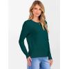 imageANRABESS Womens 100 Wool Sweaters Crewneck Long Sleeve Work Business Casual Basic Sweater Tops 2025 Fall OutfitsLake