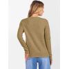 imageANRABESS Womens 100 Wool Sweaters Crewneck Long Sleeve Work Business Casual Basic Sweater Tops 2025 Fall OutfitsTan