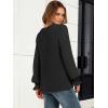 imageANRABESS Womens Business Casual Tops V Neck Puff Long Sleeve Shirts Dressy Office Work Blouse 2025 Fall Outfits ClothesBlack