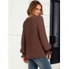 imageANRABESS Womens Business Casual Tops V Neck Puff Long Sleeve Shirts Dressy Office Work Blouse 2025 Fall Outfits ClothesCoffee