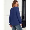 imageANRABESS Womens Business Casual Tops V Neck Puff Long Sleeve Shirts Dressy Office Work Blouse 2025 Fall Outfits ClothesNavy Blue