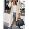 imageANRABESS Womens Long Cardigan Sweater 2025 Fall Fashion Casual Oversized Knit Open Front Coatigan Jacket Coat OutfitsParchment