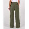 imageANRABESS Womens Sweatpants Wide Leg Casual Loose Baggy Lounge Travel Pants 2025 Fall Drawstring Joggers with PocketsArmy Green