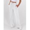 imageANRABESS Womens Sweatpants Wide Leg Casual Loose Baggy Lounge Travel Pants 2025 Fall Drawstring Joggers with PocketsLight Grey