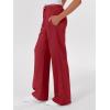 imageANRABESS Womens Sweatpants Wide Leg Casual Loose Baggy Lounge Travel Pants 2025 Fall Drawstring Joggers with PocketsRed