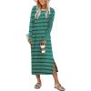 Green White Stripe