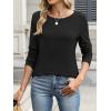 imageANRABESS Long Sleeve Shirts for Women Casual Crewneck Basic Tee Tshirts Loose Fit Curved Hem Tunic Top 2025 Fall OutfitsBlack