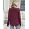 imageANRABESS Long Sleeve Shirts for Women Casual Crewneck Basic Tee Tshirts Loose Fit Curved Hem Tunic Top 2025 Fall OutfitsWine Rad