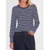 imageANRABESS Long Sleeve Shirts for Women Crewneck Basic Tee Striped Tops 2025 Fall Casual Loose Fit T Shirts Fashion OutfitsBlue White Stripe