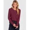 imageANRABESS Long Sleeve Shirts for Women Crewneck Basic Tee Striped Tops 2025 Fall Casual Loose Fit T Shirts Fashion OutfitsBurgundy