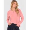 imageANRABESS Long Sleeve Shirts for Women Crewneck Basic Tee Striped Tops 2025 Fall Casual Loose Fit T Shirts Fashion OutfitsCoral