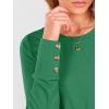 imageANRABESS Long Sleeve Shirts for Women Crewneck Basic Tee Striped Tops 2025 Fall Casual Loose Fit T Shirts Fashion OutfitsDeep Green