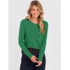 imageANRABESS Long Sleeve Shirts for Women Crewneck Basic Tee Striped Tops 2025 Fall Casual Loose Fit T Shirts Fashion OutfitsDeep Green