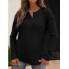imageANRABESS Long Sleeve Shirts for Women Henley Tops Dressy Casual TShirts Blouses 2025 Fall Lightweight SweatersBlack