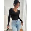 imageANRABESS Long Sleeve Shirts for Women Lace V Neck Slim Fit Basic TShirt Dressy Casual Blouses 2025 Trendy Fall Going Out TopBlack