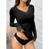 imageANRABESS Long Sleeve Shirts for Women Lace V Neck Slim Fit Basic TShirt Dressy Casual Blouses 2025 Trendy Fall Going Out TopBlack