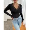 imageANRABESS Long Sleeve Shirts for Women Lace V Neck Slim Fit Basic TShirt Dressy Casual Blouses 2025 Trendy Fall Going Out TopBlack