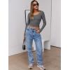 imageANRABESS Women Long Sleeve Crop Tops Scoop Neck Ribbed Knit Tight Slim Fit 2025 Fall Going Out Sexy TShirts Basic Tee ShirtsDeep Grey