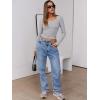 imageANRABESS Women Long Sleeve Crop Tops Scoop Neck Ribbed Knit Tight Slim Fit 2025 Fall Going Out Sexy TShirts Basic Tee ShirtsGrey