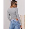 imageANRABESS Women Long Sleeve Crop Tops Scoop Neck Ribbed Knit Tight Slim Fit 2025 Fall Going Out Sexy TShirts Basic Tee ShirtsGrey