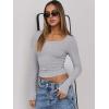 imageANRABESS Women Long Sleeve Crop Tops Scoop Neck Ribbed Knit Tight Slim Fit 2025 Fall Going Out Sexy TShirts Basic Tee ShirtsGrey