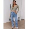 imageANRABESS Women Long Sleeve Crop Tops Scoop Neck Ribbed Knit Tight Slim Fit 2025 Fall Going Out Sexy TShirts Basic Tee ShirtsKhaki