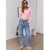 imageANRABESS Women Long Sleeve Crop Tops Scoop Neck Ribbed Knit Tight Slim Fit 2025 Fall Going Out Sexy TShirts Basic Tee ShirtsPink